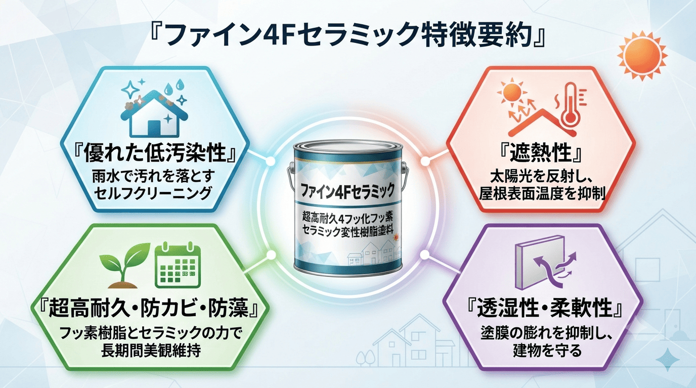 ファイン4Fセラミック特徴要約図解