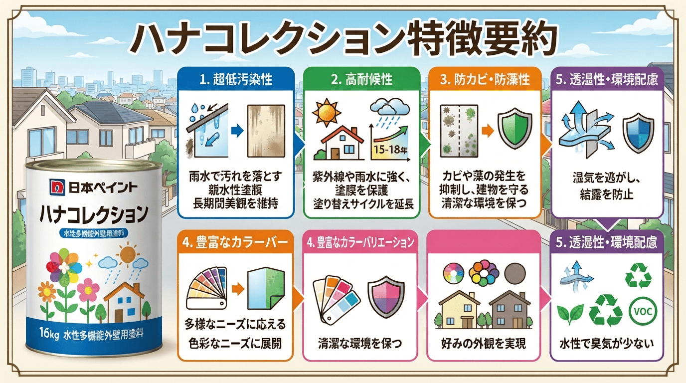 ハナコレクション特徴要約図解