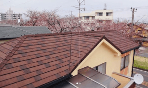 屋根塗装【茶色】