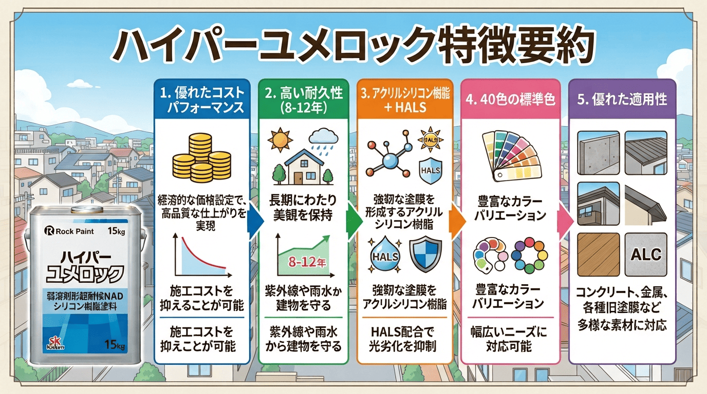 ハイパーユメロック特徴要約図解