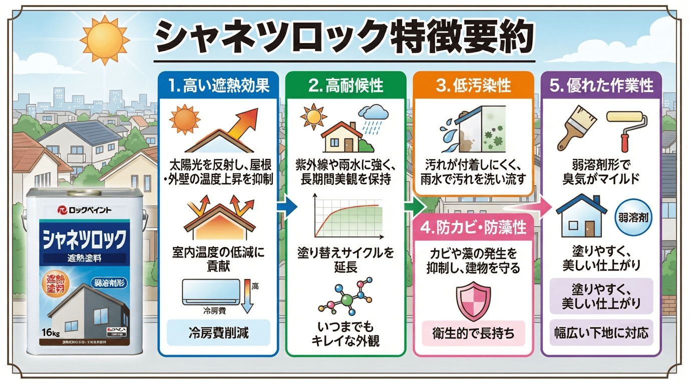 シャネツロック特徴要約図解