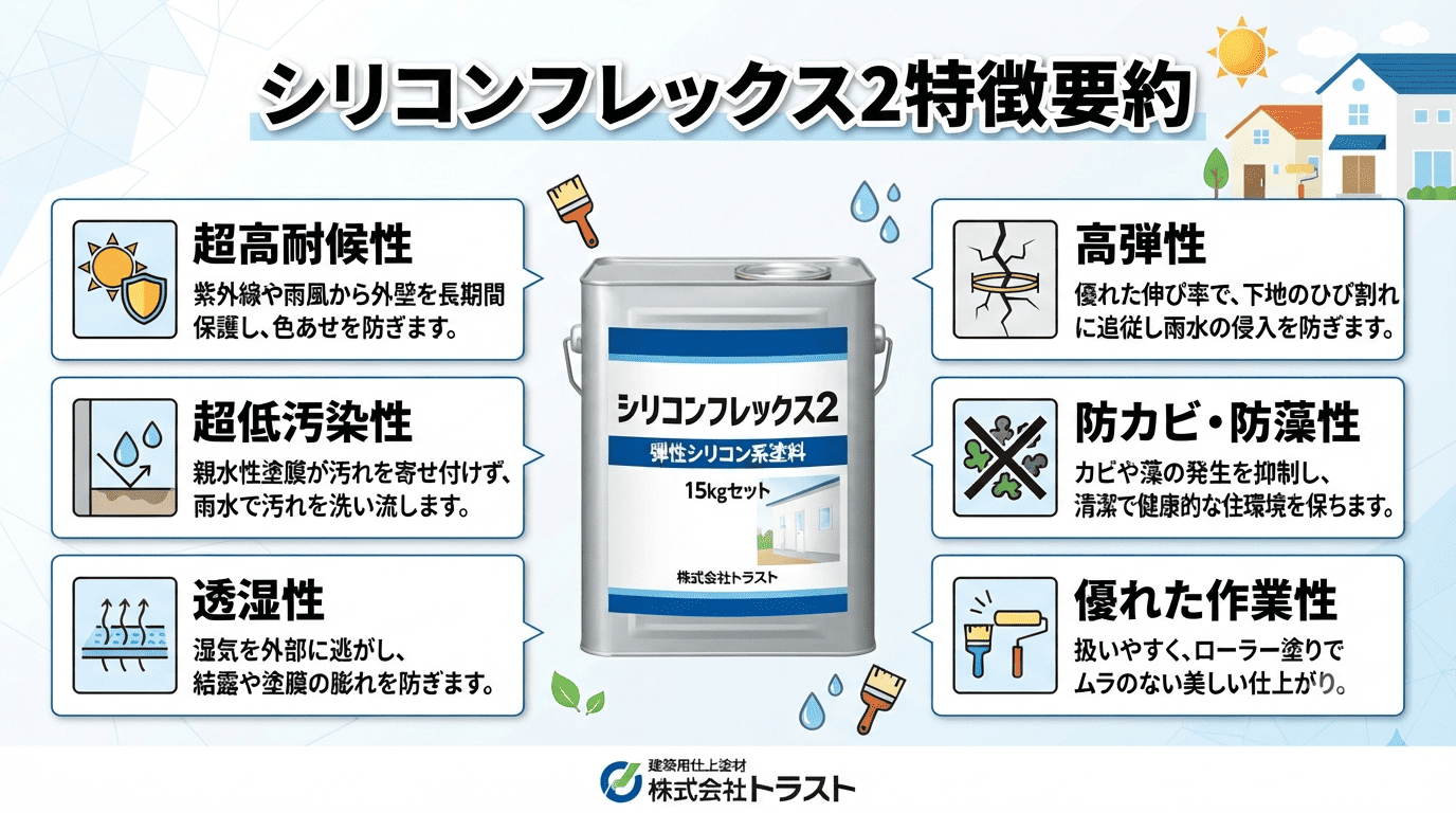シリコンフレックス2特徴要約図解