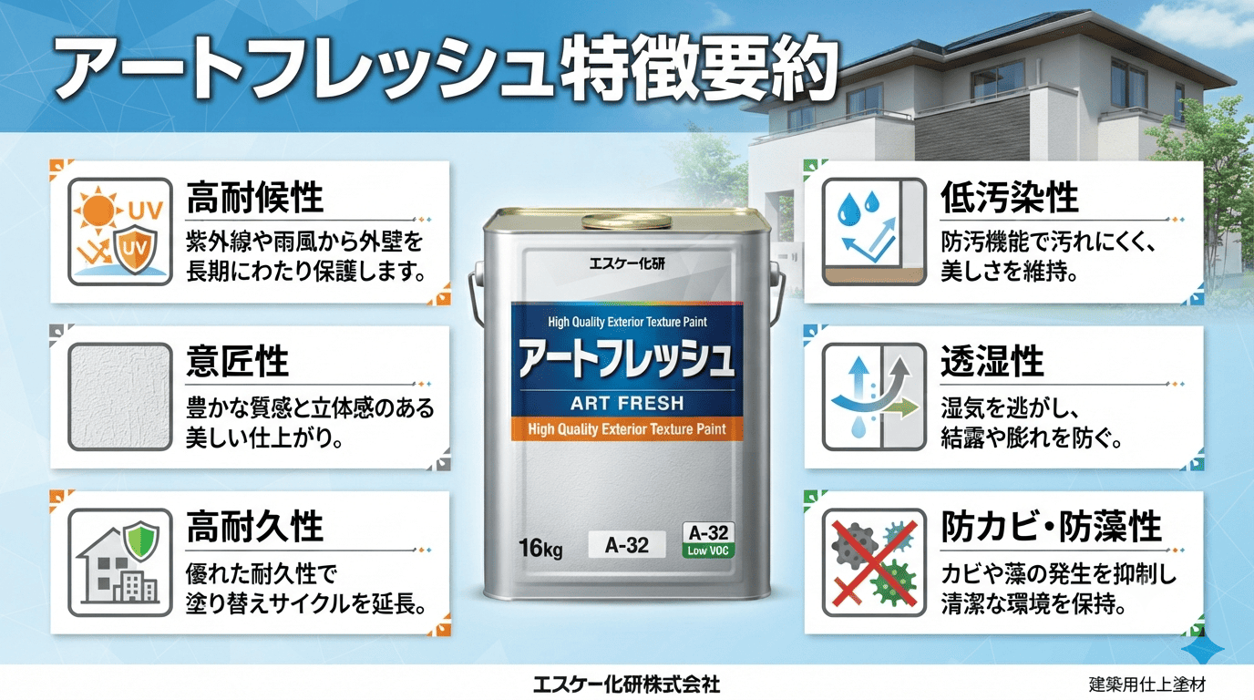 アートフレッシュ特徴要約図解
