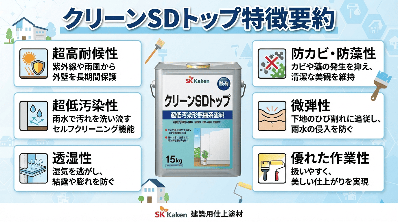 クリーンSDトップ特徴要約図解