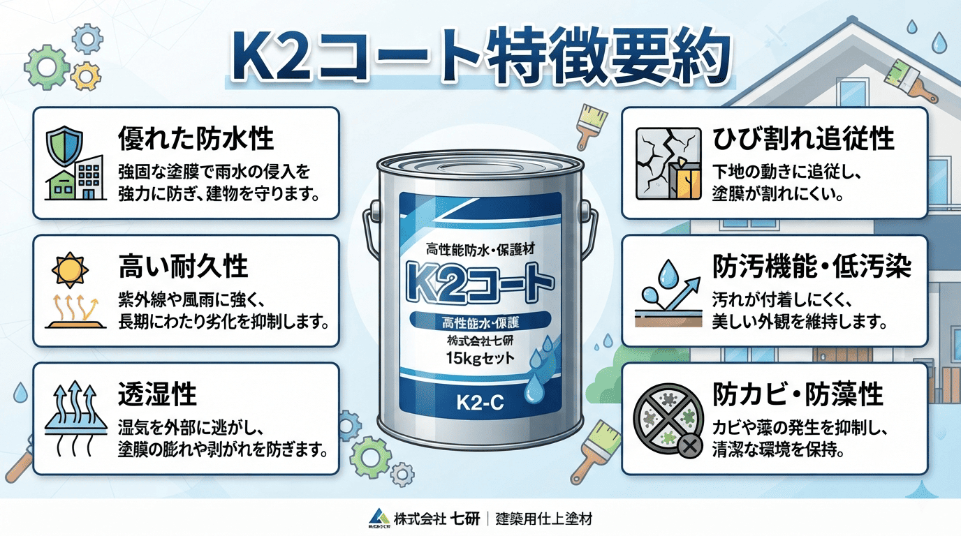K2コート特徴要約図解