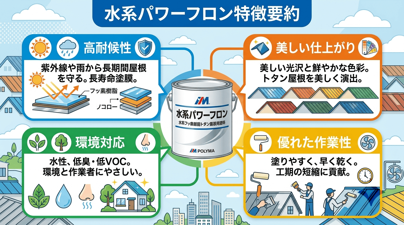水系パワーフロン特徴要約図解