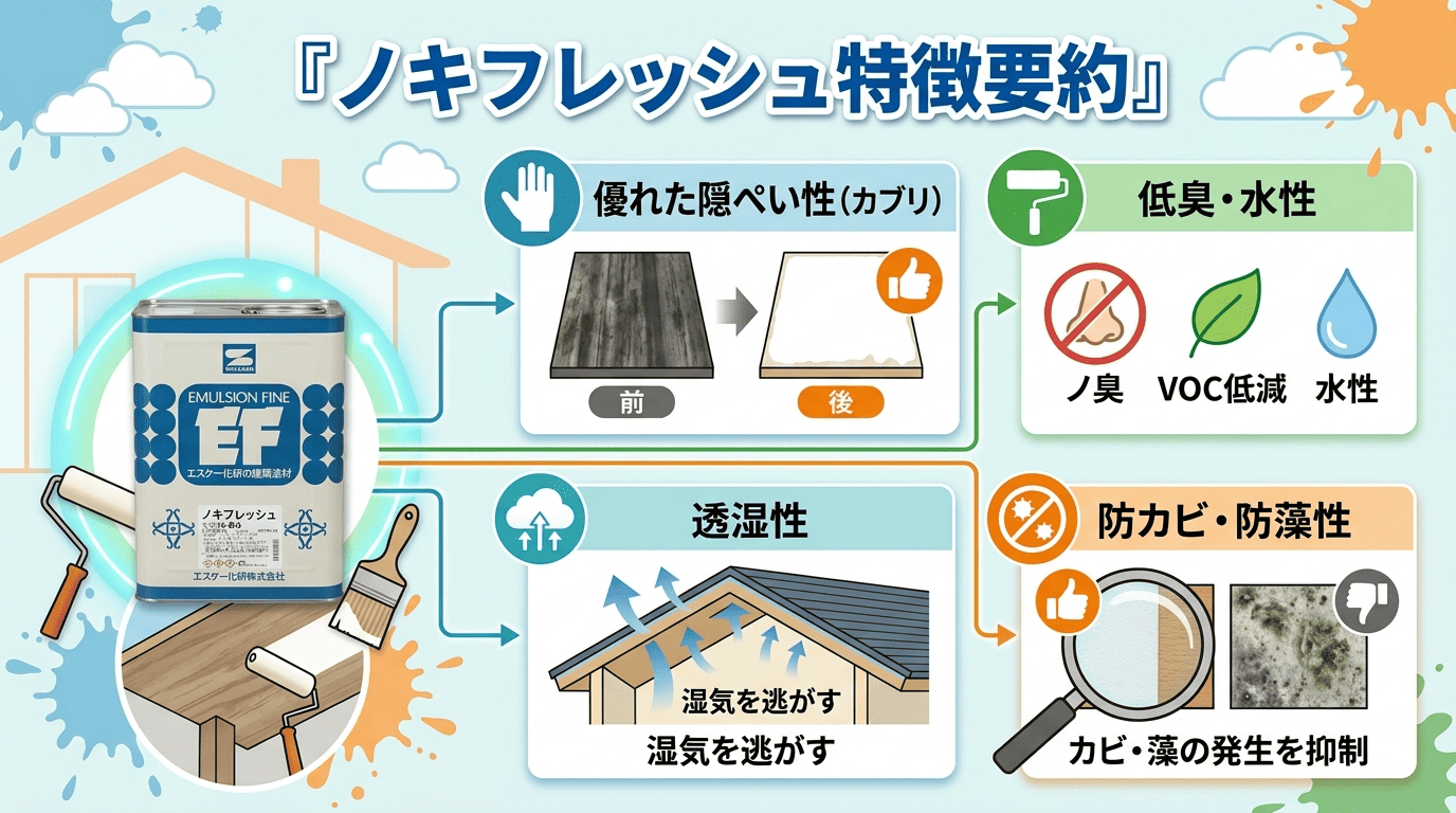 ノキフレッシュ特徴要約図解