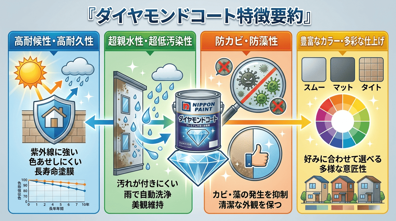 ダイヤモンドコート特徴要約図解
