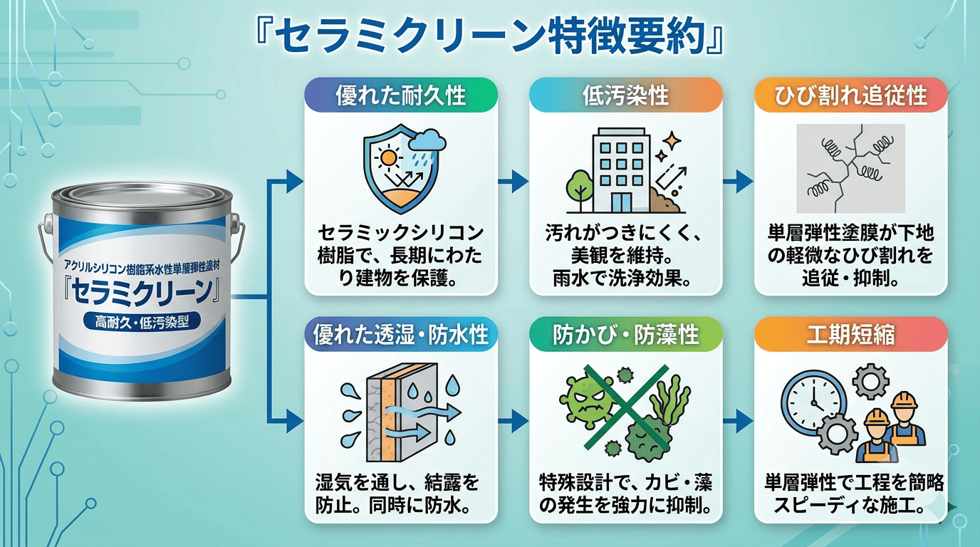 セラミクリーン特徴要約図解
