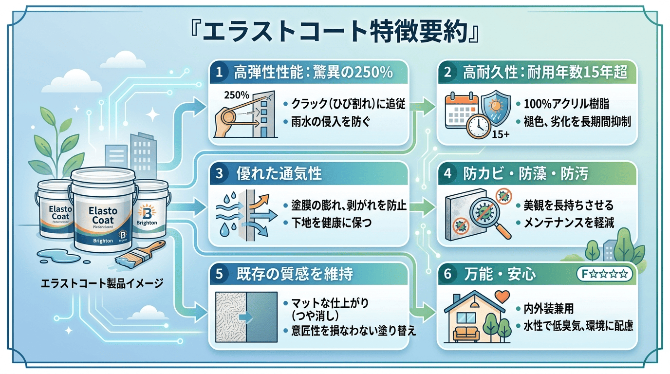 エラストコート特徴要約図解