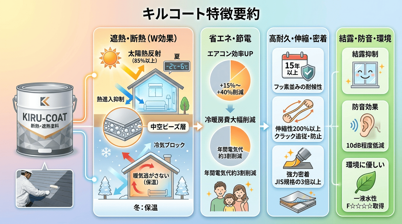 キルコート特徴要約図解
