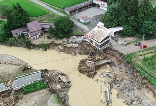 山形県の台風第14号被災状況