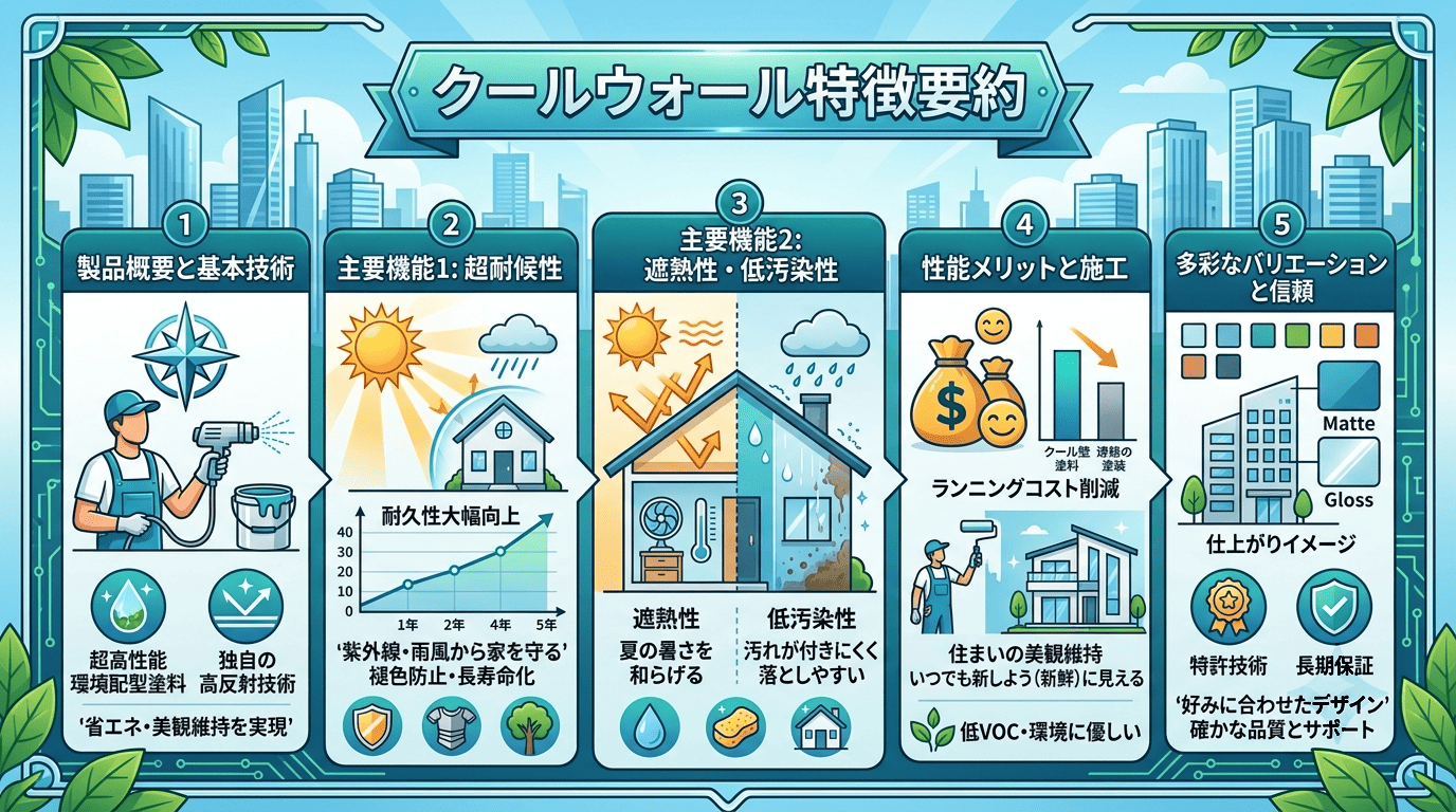 クールウォール特徴要約図解
