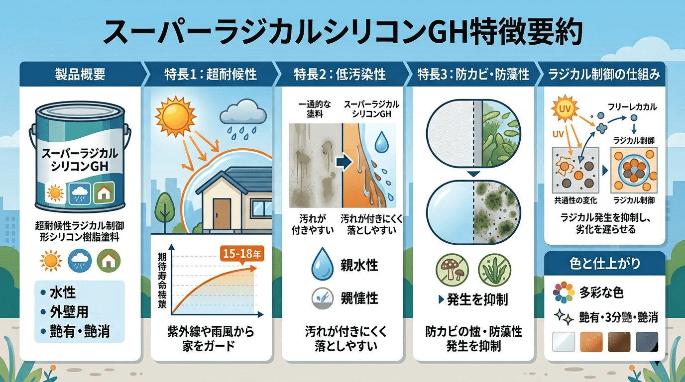スーパーラジカルシリコンGH特徴要約図解